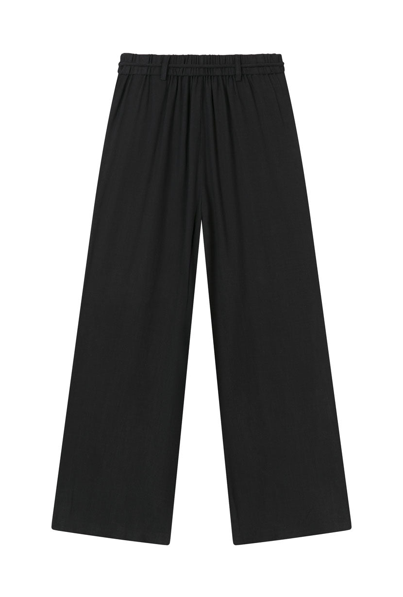 Petite Studio's Sandy Flare Pants in Black