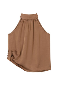 Petite Studio's Rue Halter Top in Bronze