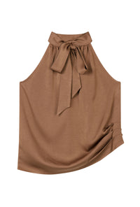 Petite Studio's Rue Halter Top in Bronze