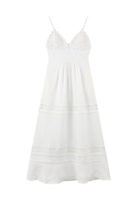 Petite Studio's Imogene Dress in White Eyelet 
