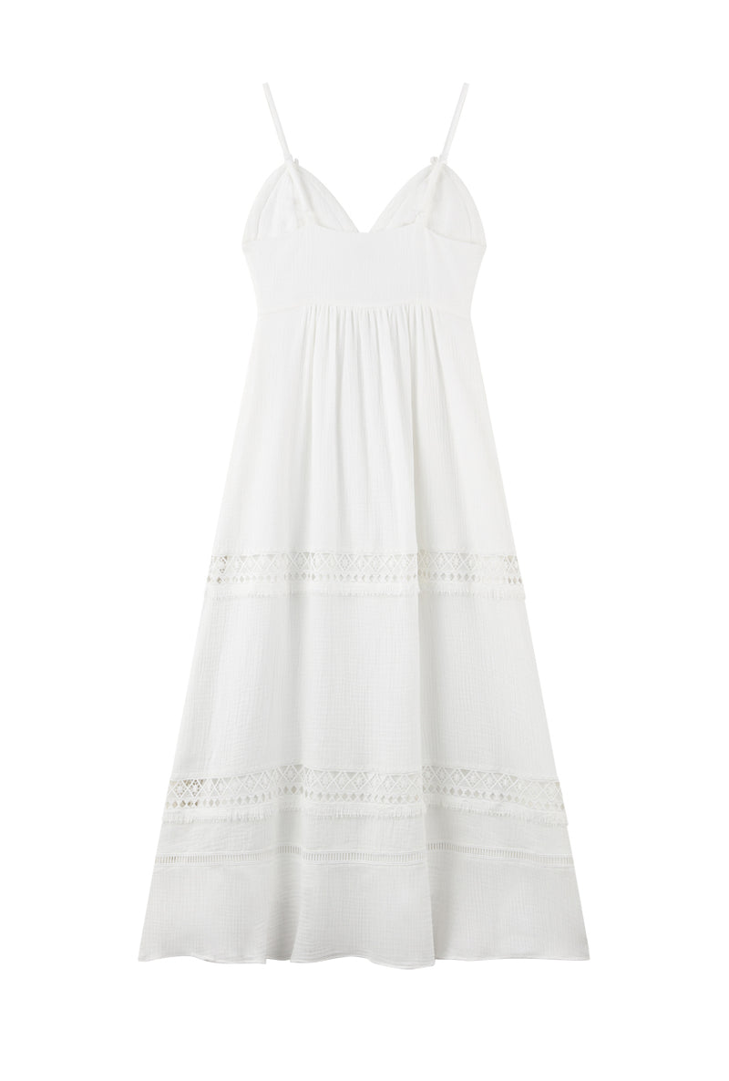Petite Studio's Imogene Dress in White Eyelet 