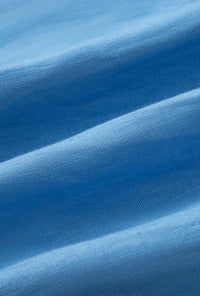 Petite Studio's Dana Linen Shirt Jacket in Blue