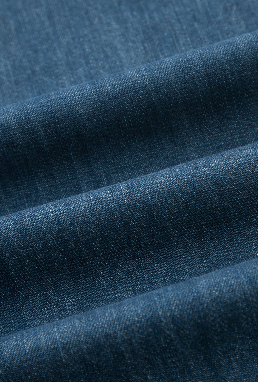 Petite Studio's Esme High-Rise Wide-Leg Cropped Jeans in Vintage Indigo