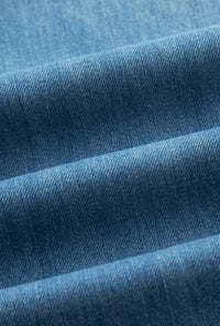 Petite Studio's Esme High-Rise Wide-Leg Cropped Jeans in Mist Blue