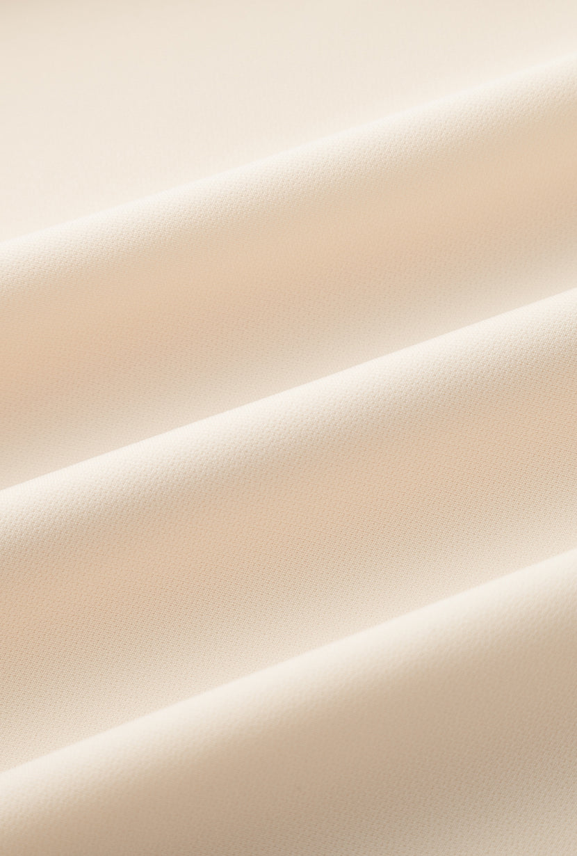 Petite Studio's Didi Cowl Neck Flared Top in Cream