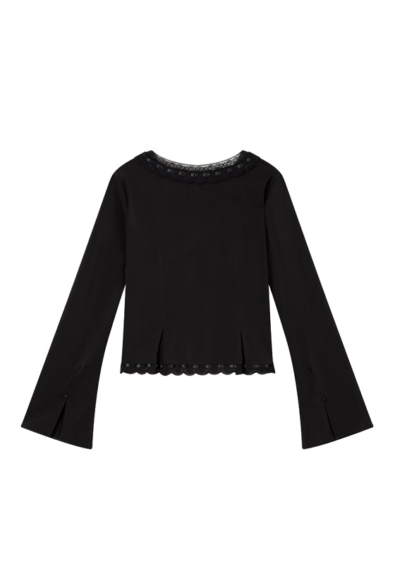 Petite Studio's Joelle Top in Black - Petite Clothing for Women