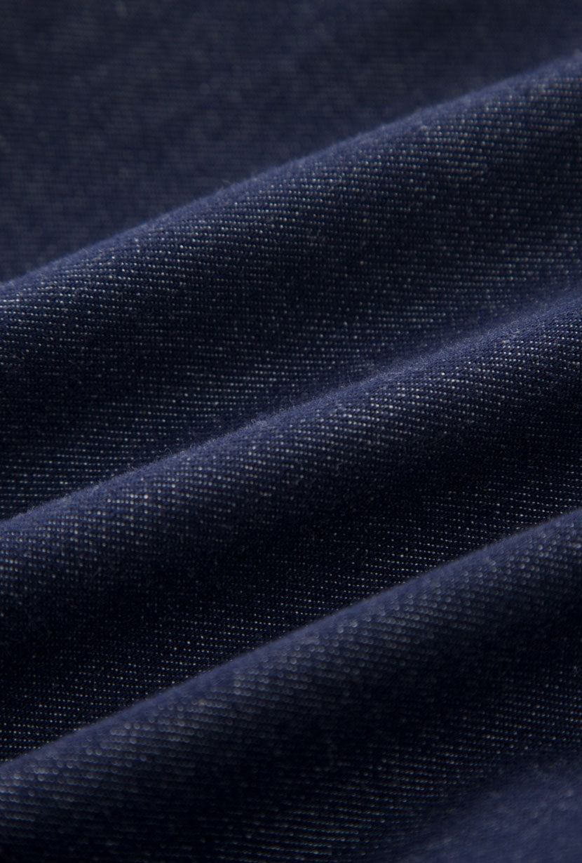 Petite Studio's Anne Linen Shorts in Indigo