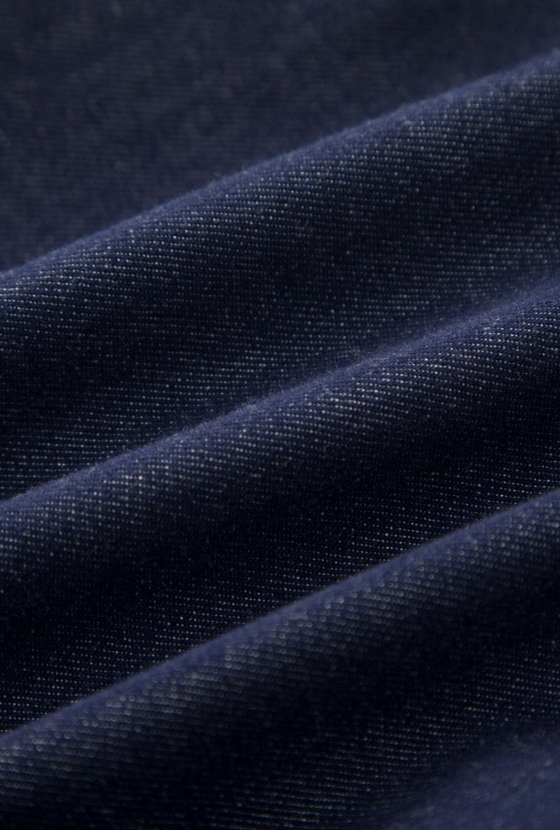 Petite Studio's Anne Linen Shorts in Indigo