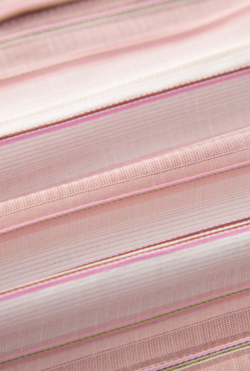 Petite Studio's Meg Cotton Shirt in Blush Striped