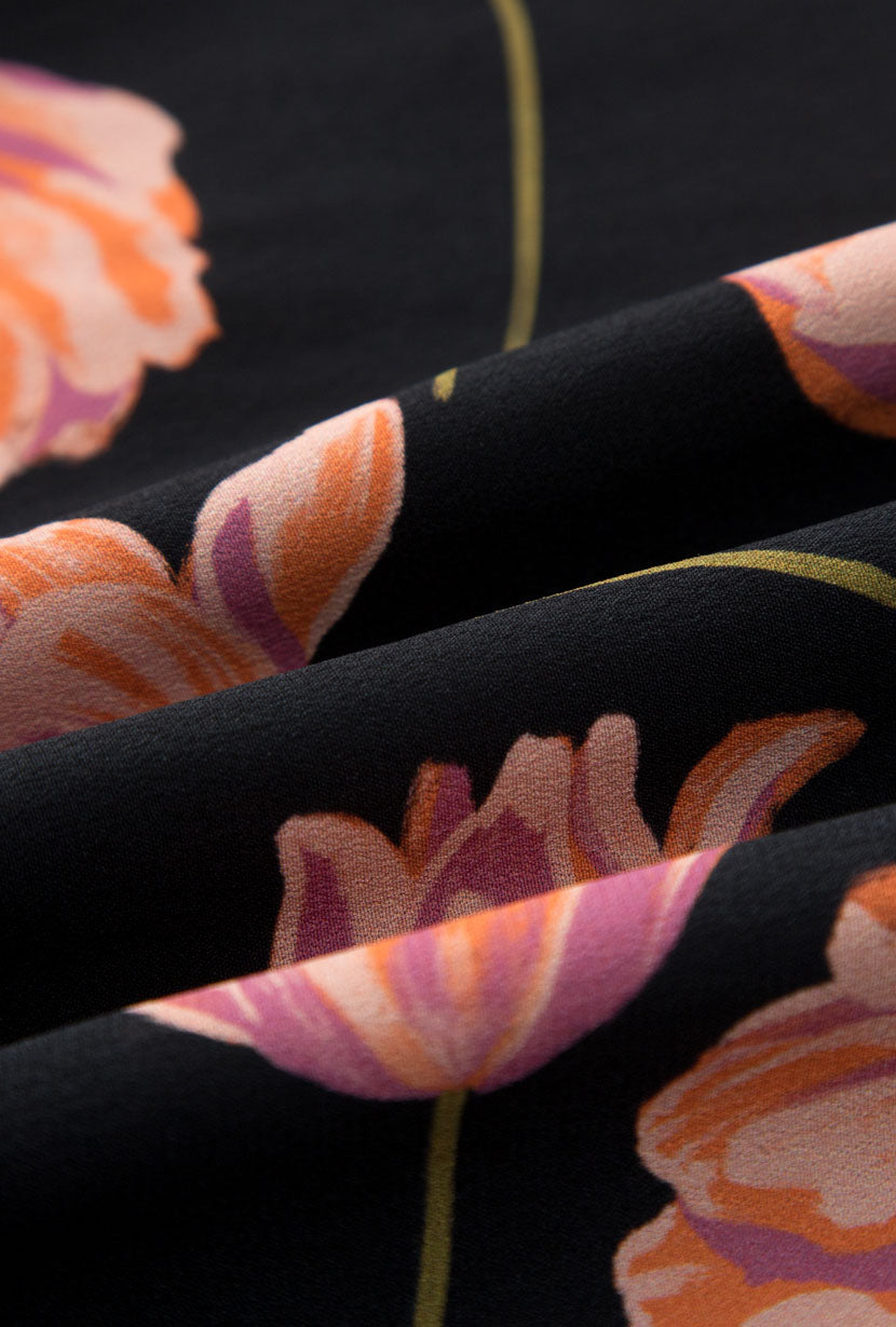 Petite Studio's Tiana Dress in Black Floral