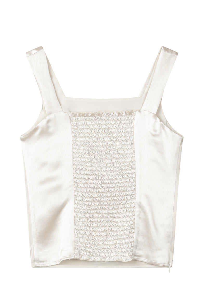 Petite Studio's Lenore Top in Ivory
