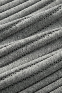 Petite Studio's Delsie Cotton Knit Top in Grey 