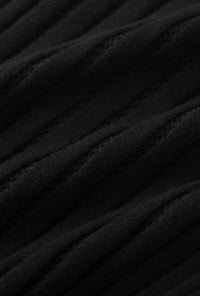 Petite Studio's Delsie Cotton Knit Top in Black