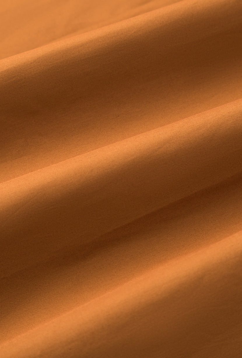 Petite Studio's Ellory Cotton Shirt Dress in Ginger