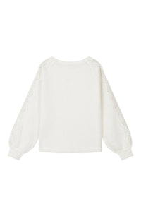 Petite Studio's Gilda Mohair Sweater in Ivory
