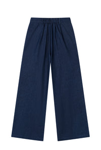 Petite Studio's Circe Cotton Pants in Blue