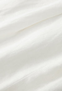 Petite Studio's Elodie Embroidered Linen Shorts in White