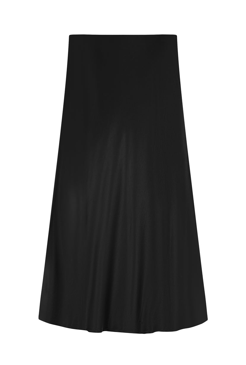 mid length satin skirts petite