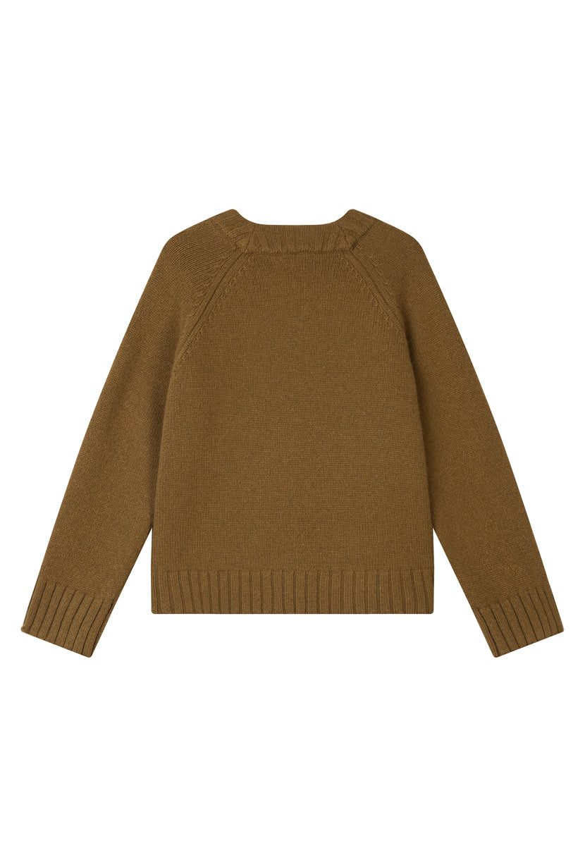 Petite Studio's Samuel Merino Wool Sweater in Mustard