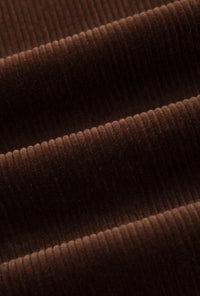 Petite Studio's Emani Corduroy Barrel Pants in Brown