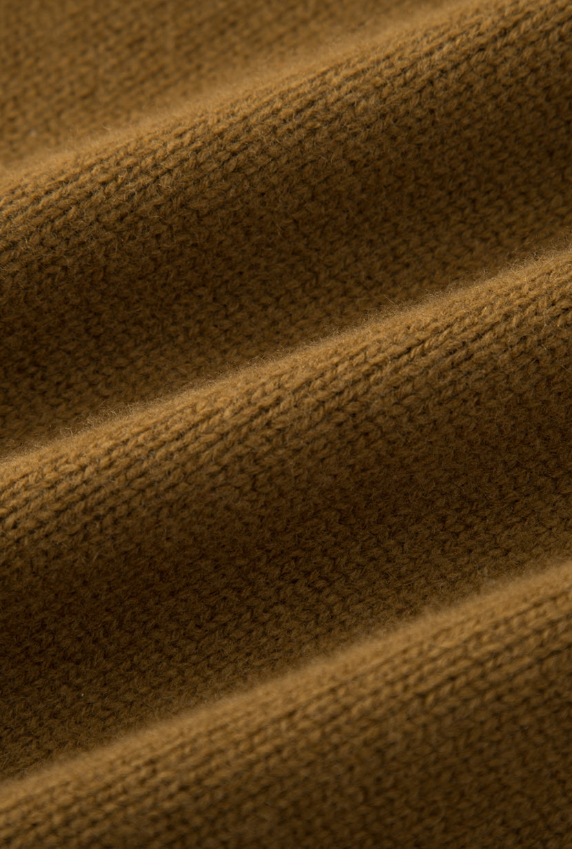 Petite Studio's Samuel Merino Wool Sweater in Mustard