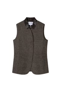 Petite Studio's Noah Wool Vest in Ash Brown