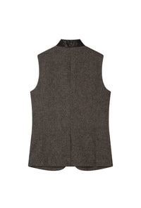 Petite Studio's Noah Wool Vest in Ash Brown