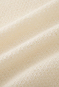 Petite Studio's Nathan Mohair-Blend Wool Cardigan in Ivory