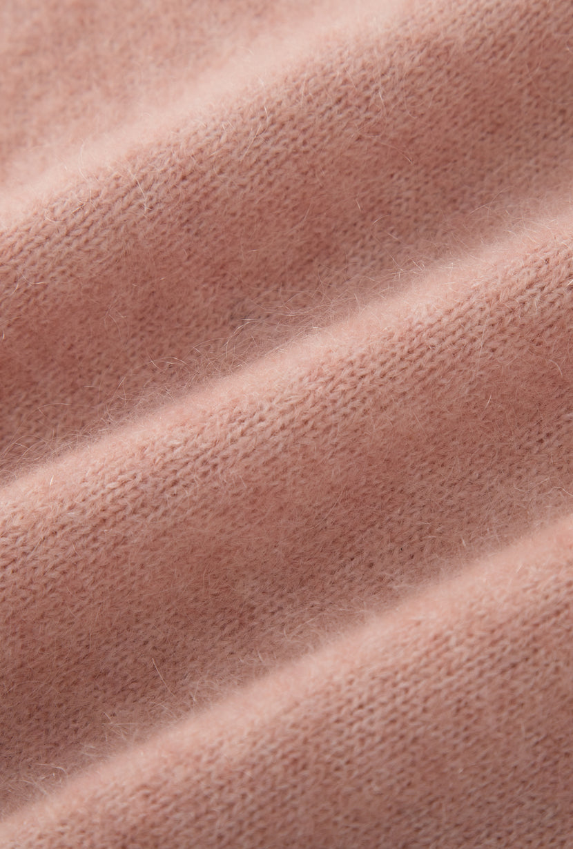 Petite Studio's Paisley Mohair Sweater in Melon