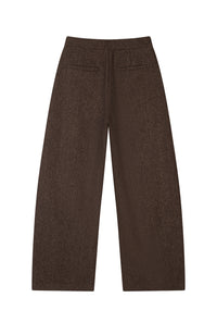 Petite Studio's Natalia Wool Pants in Brown