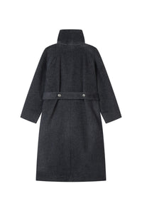 Petite Studio's Daniela Wool Coat in Charcoal 