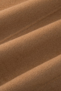Petite Studio's Ulysses Double-Faced Cashmere Coat in Camel