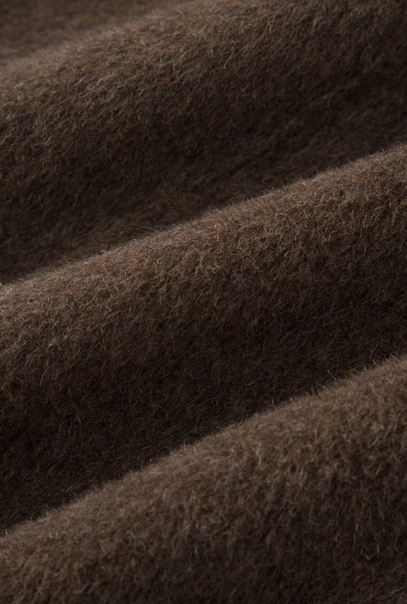 Petite Studio's Gabriene Wool Coat in Mocha