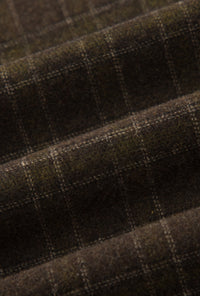 Petite Studio's Dylan Straight Wool Pants in Plaid