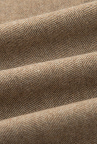 Petite Studio's Sawyer Cropped Wool Pants in Light Camel