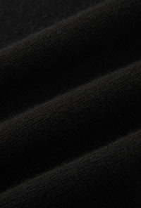Petite Studio's Galvin Wool Knit Sheath Mini Dress in Black