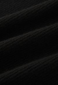 Petite Studio's Leigh Wool Knit Midi Dress in Black