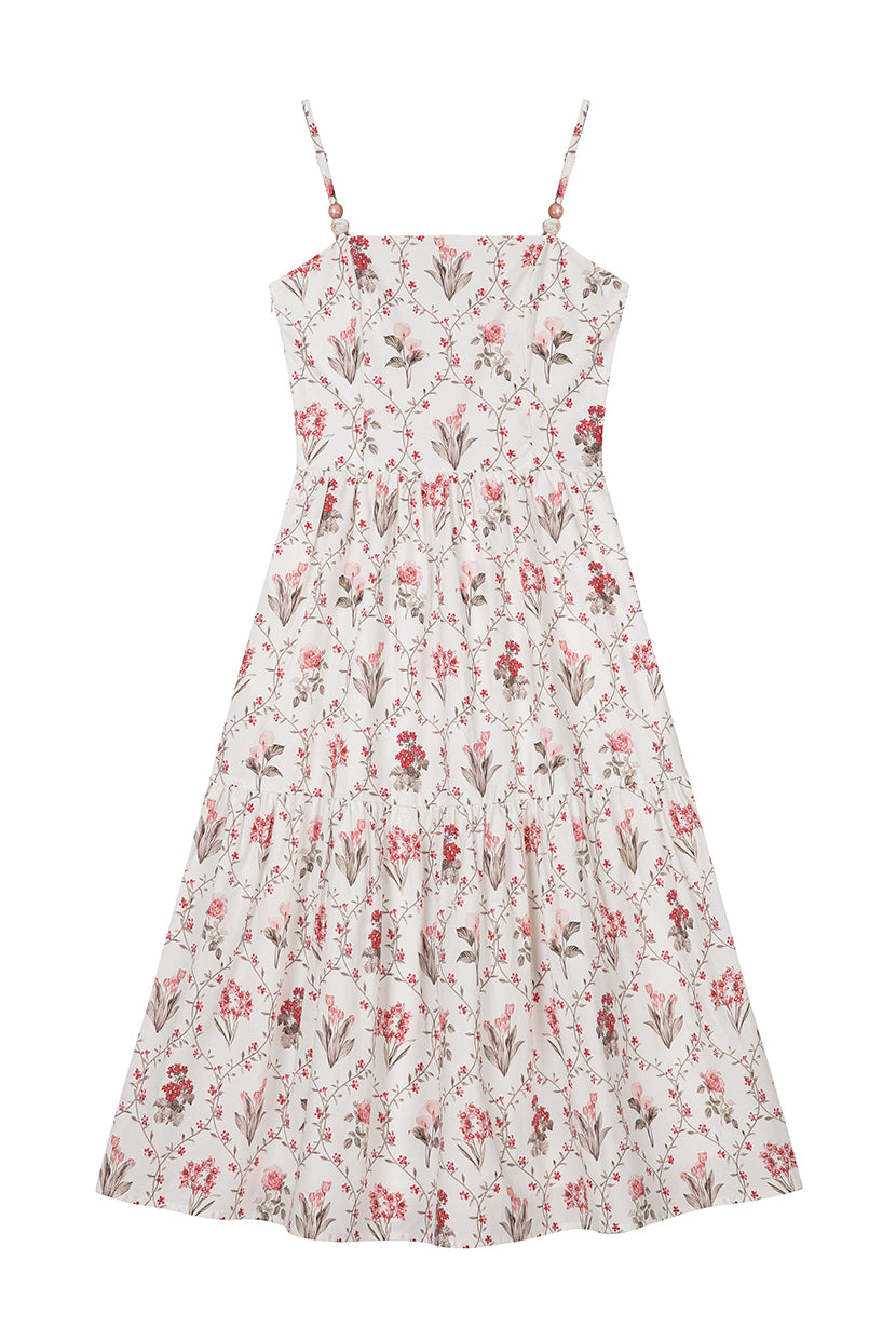 Petite Studio's Finch Cotton Dress in Pink Floral
