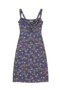 Petite Studio's Felisse Midi Dress in Blue Floral