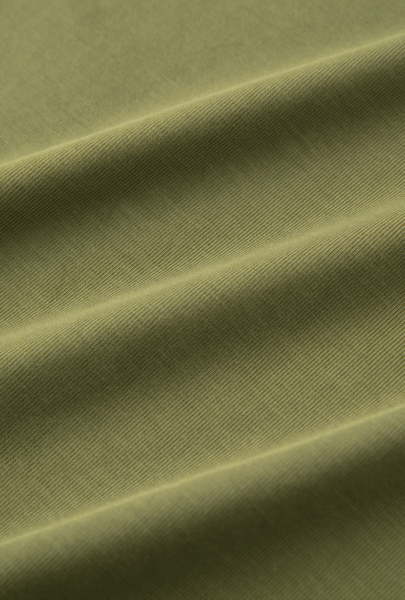 Petite Studio's Elyse Jersey Top in Moss Green