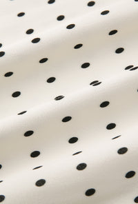Petite Studio's Fraley Contoured Dress in Dotted Ivory