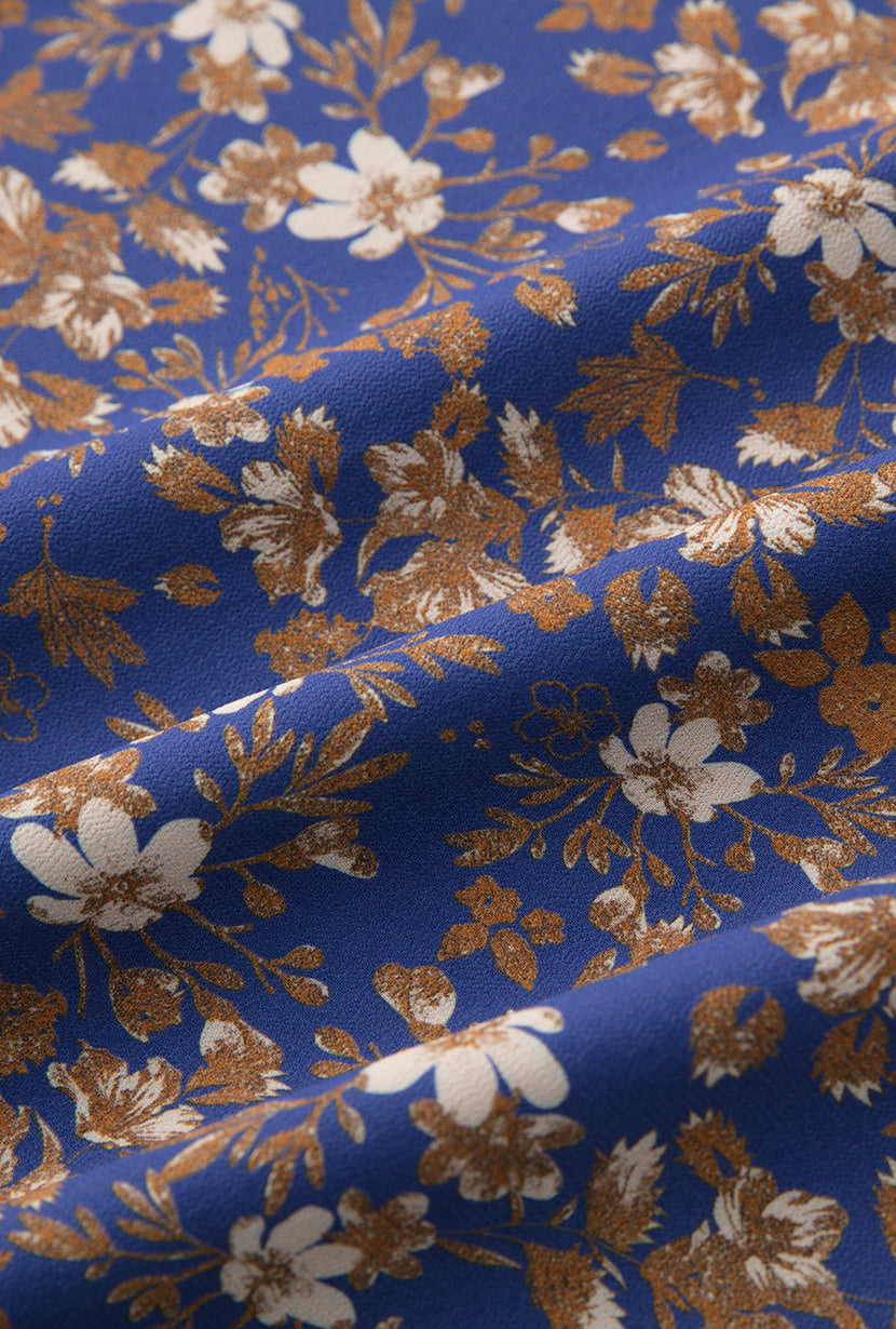 Petite Studio's Felisse Midi Dress in Blue Floral