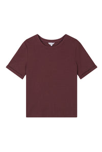Petite Studio's Eunice Cotton T-shirt in Angora Red 