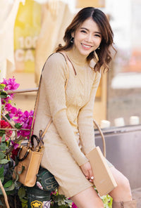 Petite Studio's Saffron Dress in Latte
