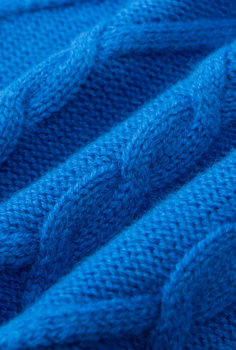 Petite Studio's Canyon Cashmere Blend Sweater in Classic Blue
