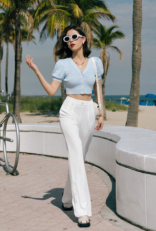 Petite Studio's Maven Pants in Ivory