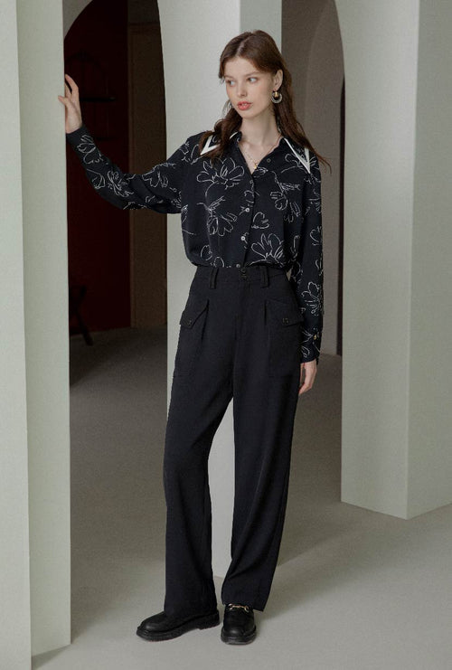 Petite Studio's Leighton Pants in Black