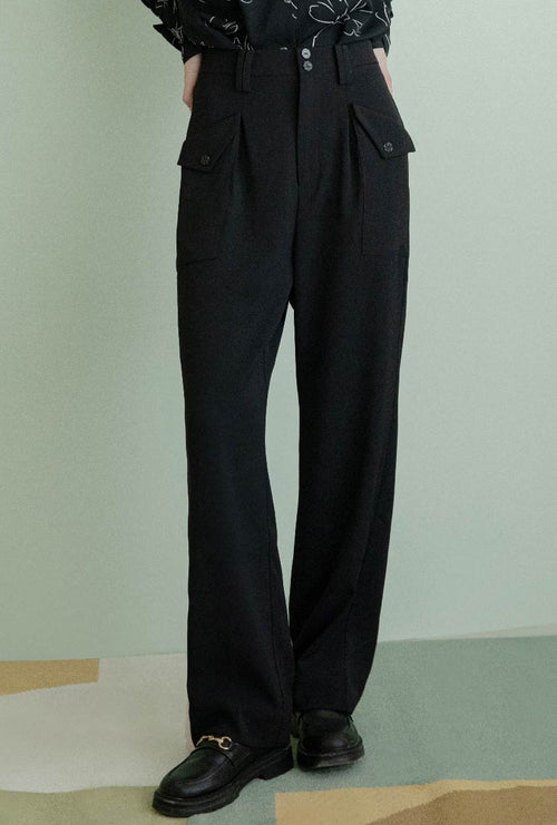Petite Studio's Leighton Pants in Black
