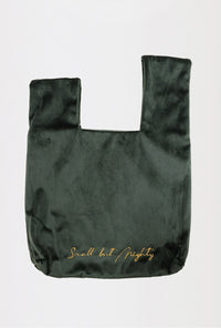 Velvet Hand Bag - Forest Green - Petite Studio NYC